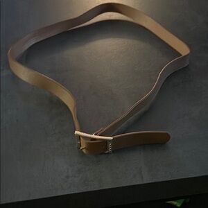 Brown Leather Belt Bebe